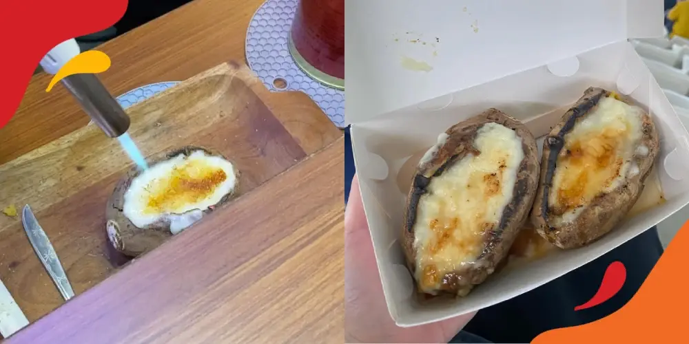 Ubi Biru Cream Brulee